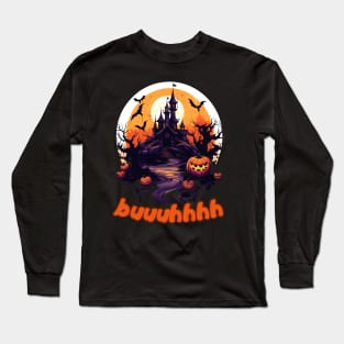 Buuhhhh-Halloween Haunt Long Sleeve T-Shirt